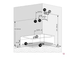 AcquaVapore Kombination Whirlpool Dusche K55-L01-WP Duschkabine Wanne 170x100< Einhebelmischer