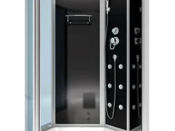 AcquaVapore Kombination Whirlpool Dusche K50-R30-WP Duschkabine Wanne 100x170< Einhebelmischer