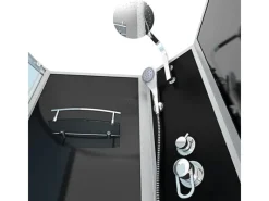 AcquaVapore Kombination Whirlpool Dusche K50-R30-WP Duschkabine Wanne 100x170< Einhebelmischer