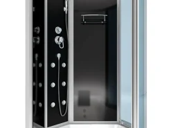 Clearance AcquaVapore Kombination Whirlpool Dusche K50-L30-WP Duschkabine Wanne 170x100