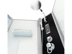 AcquaVapore Einhebelmischer<Kombination Whirlpool Dusche K50-R01-WP-EC Duschkabine Wanne 100x170