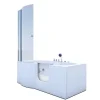 AcquaVapore Seniorendusche und Wanne mit Whirlpool S12D-TH-WP-R-EC Dusche 85x170< Einhebelmischer