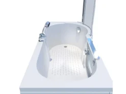 Clearance AcquaVapore Seniorendusche und Badewanne mit Tür S12D-EH-L-EC Dusche 170x85