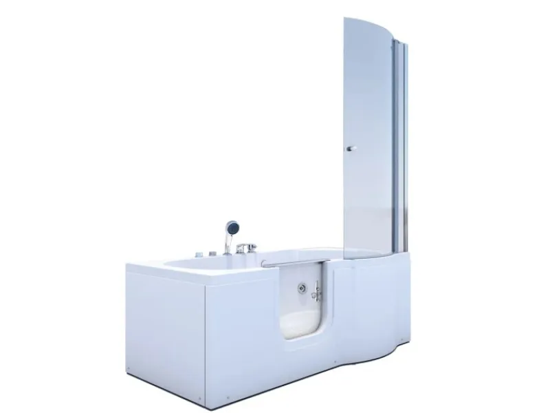 Sale AcquaVapore Seniorendusche und Wanne mit Whirlpool S12D-EH-WP-L Dusche 170x85