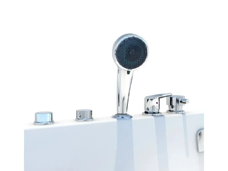 Sale AcquaVapore Seniorendusche und Wanne mit Whirlpool S12D-EH-WP-L Dusche 170x85