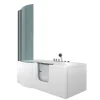 AcquaVapore Seniorendusche und Wanne mit Whirlpool S12D-TH-AIR-R-EC Dusche 85x17< Einhebelmischer