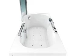 AcquaVapore Seniorendusche und Wanne mit Whirlpool S12D-TH-AIR-R-EC Dusche 85x17< Einhebelmischer