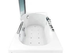 Hot AcquaVapore Seniorendusche und Wanne mit Whirlpool S12D-EH-AIR-R-EC Dusche 85x17