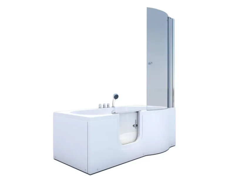 Hot AcquaVapore Seniorendusche und Badewanne mit Tür S12D-TH-L Dusche 170x85