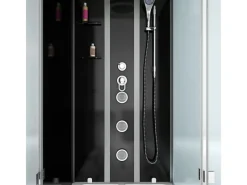 AcquaVapore Whirlpool Dusche Kombination K05-L30-WP Duschtempel 180x90< Einhebelmischer