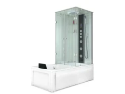 Hot AcquaVapore Whirlpool Dusche Kombination K05-L03-WP Duschtempel 180x90