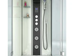 Hot AcquaVapore Whirlpool Dusche Kombination K05-L03-WP Duschtempel 180x90