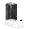 Clearance AcquaVapore Whirlpool Dusche Kombination K05-R30-WP Duschtempel 90x180