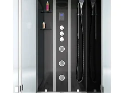 AcquaVapore Whirlpool Dusche Kombination K05-R33-WP-EC Duschtempel 90x180< Einhebelmischer