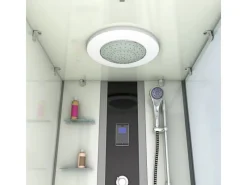 AcquaVapore Whirlpool Dusche Kombination K05-L01-WP Duschtempel 180x90< Einhebelmischer
