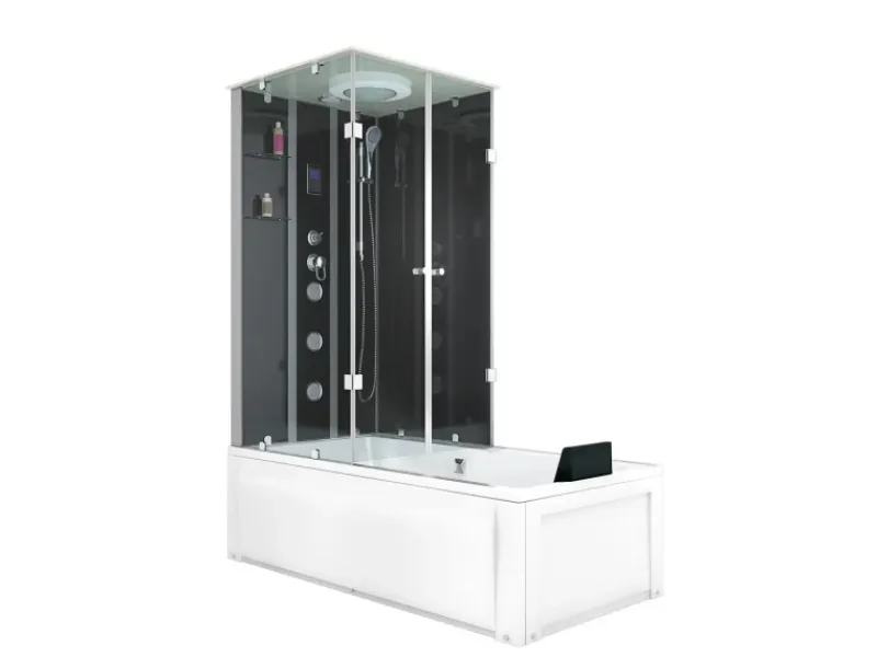 AcquaVapore Whirlpool Dusche Kombination K05-R31-WP-EC Duschtempel 90x180