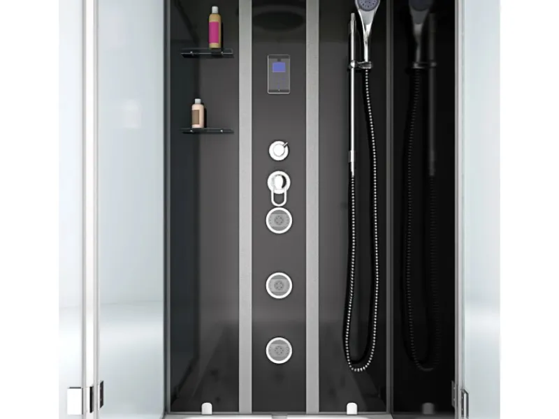 AcquaVapore Whirlpool Dusche Kombination K05-R31-WP-EC Duschtempel 90x180