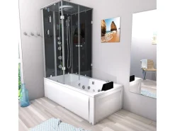 AcquaVapore Whirlpool Dusche Kombination K05-R31-WP-EC Duschtempel 90x180