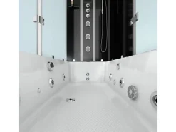 AcquaVapore Whirlpool Dusche Kombination K05-R32-WP-EC Duschtempel 90x180< Einhebelmischer