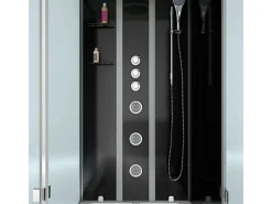 AcquaVapore Whirlpool Dusche Kombination K05-R32-WP-EC Duschtempel 90x180< Einhebelmischer