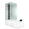 Sale AcquaVapore Whirlpool Dusche Kombination K05-R01-WP-EC Duschtempel 90x180