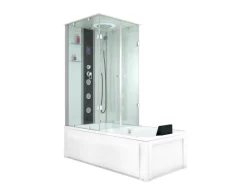 Sale AcquaVapore Whirlpool Dusche Kombination K05-R01-WP-EC Duschtempel 90x180