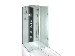 Sale AcquaVapore Whirlpool Dusche Kombination K05-R01-WP-EC Duschtempel 90x180