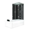 AcquaVapore Einhebelmischer<Whirlpool Dusche Kombination K05-L31-WP-EC Duschtempel 180x90