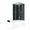 AcquaVapore Einhebelmischer<Whirlpool Dusche Kombination K05-L31-WP Duschtempel 180x90