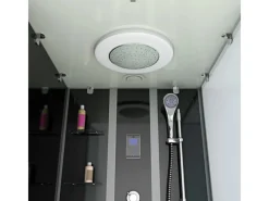 AcquaVapore Einhebelmischer<Whirlpool Dusche Kombination K05-L31-WP Duschtempel 180x90