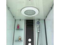 AcquaVapore Whirlpool Dusche Kombination K05-L02-WP-EC Duschtempel 180x90< Einhebelmischer