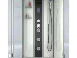 AcquaVapore Einhebelmischer<Whirlpool Dusche Kombination K05-R01-WP Duschtempel 90x180