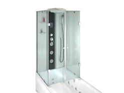 AcquaVapore Einhebelmischer<Whirlpool Dusche Kombination K05-R01-WP Duschtempel 90x180