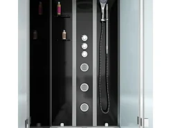 AcquaVapore Einhebelmischer<Whirlpool Dusche Kombination K05-L32-WP Duschtempel 180x90