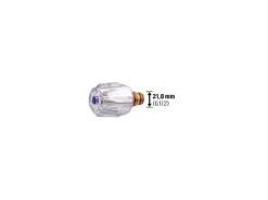 Hot Acrylknauf mit Oberteil 21 mm (G 1/2) Blau