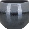 A.H.G. Übertopf Luxa Keramik Ø 18 cm x 16 cm Anthrazit Glasiert< Töpfe