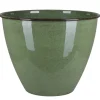 A.H.G. Töpfe<Metall-Topf mit Ablaufstopfen Ø 33 cm cm x 26 cm Grün