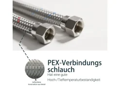 Clearance AICA Hochdruck Wasserhahn 43x21x12cm Küche Abnehmbarer Mischbatterie und Drehbarer 360° Spiralfeder Bad Küchenarmatur Chrom