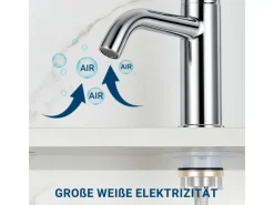 Hot AICA Wasserhahn Bad Niedriger Waschtischarmatur Waschbecken Armaturen 304 Edelstahl Einhebelmischer Mischbatterie Chrom