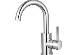 AICA Wasserhahn Bad Hoch Waschtischarmatur Auslauf Höhe 158mm Waschbecken Armaturen 304 Edelstahl Einhebelmischer Mischbatterie< Einhebelmischer