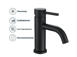 AICA Wasserhahn Bad Niedriger Waschtischarmatur Waschbecken Armaturen 304 Edelstahl Einhebelmischer Mischbatterie< Einhebelmischer