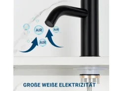 AICA Wasserhahn Bad Niedriger Waschtischarmatur Waschbecken Armaturen 304 Edelstahl Einhebelmischer Mischbatterie< Einhebelmischer
