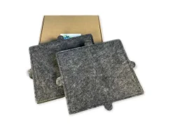 AIR2GO Dunstabzugshauben-Filter<Aktivkohlefilter Als Ersatz für Miele DKF16-1 und 7932320 2 Stück