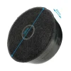 Clearance AIR2GO Aktivkohlefilter für Elektrabregenz DZ6151 , DZ 6151 (2 Stück)