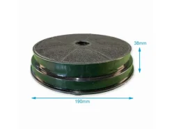AIR2GO Aktivkohlefilter für Hoover KFC6902 und 35602045< Unterbauhauben|Dunstabzugshauben-Filter