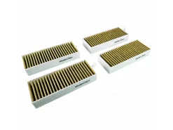 AIR2GO Dunstabzugshauben-Filter<CleanAir Plus Aktivkohlefilter für Bosch Serie 4 und Serie 6 und Serie 8 4 Stück