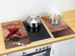Allstar Herdabdeckungen|Kochfelder<Glasabdeckplatten Pepper für Glaskeramik-Kochfelder  2er-Set