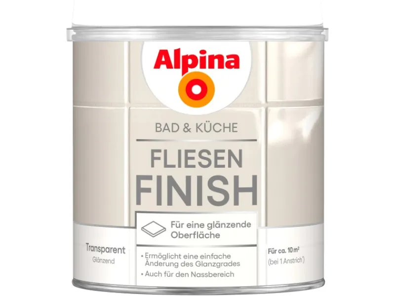 Online Alpina Fliesen-Finish Bad & Küche 2 Komponenten 750 ml Glänzend