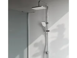 Einhebelmischer<AM.PM Duschsystem Func Duschsystem ohne Armatur, Regenduschset Kopfbrause Duschsäule Dusche F07FA000 Chrom