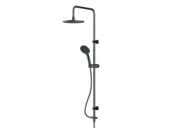 Einhebelmischer<AM.PM Duschsystem Hit S Regendusche Set Duschsäule F07TB022 Schwarz